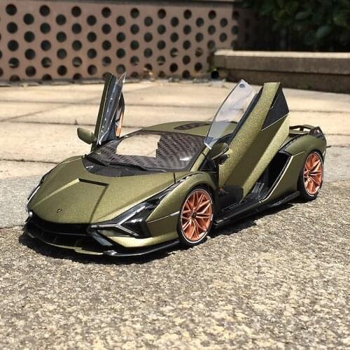 Bburago 1:18 Scale Lamborghini Sian FKP 37 Alloy Luxury Vehicle Diecast Cars Model Toy Collection Gift