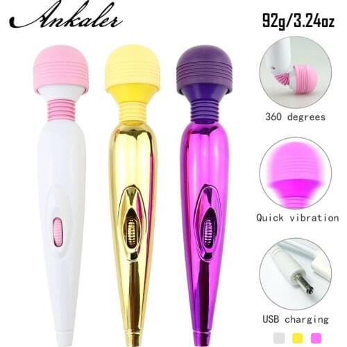 Mini AV Vibrator Multispeed Female Wand Dildo Massager Stimulation Sex Toys For Women Couple Vagina Clitor Masturbator Product