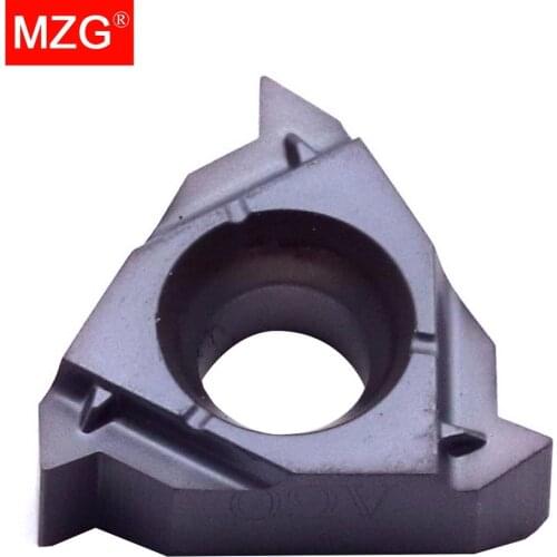 MZG Indexable 08IRA60 ZM860 Tungsten Screw Thread Carbide Inserts Used for Stainless Steel Threading CNC Internal Tools Holder