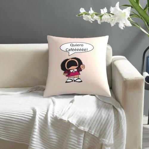 Mafalda pillowcase printed cushion cover sofa waist pillow pillow cover