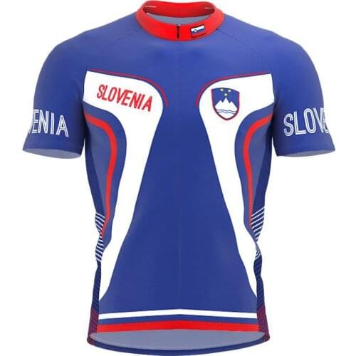 2021 New Slovenia Summer Multi Types Cycling Jersey Team Men Bike Road Mountain Race Riding Bicycle Wear Bike clothing Quick Dry