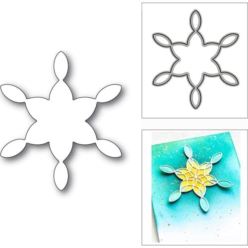 New Large Snowflake Outline 2020 Metal Cutting Dies for DIY Scrapbooking and Card Making Decorative Embossing Craft No Stamps