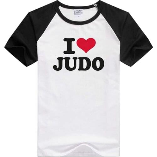 I Love Judo short sleeve casual Men Women T-shirt Comfortable Tshirt Cool Print Tops GA567
