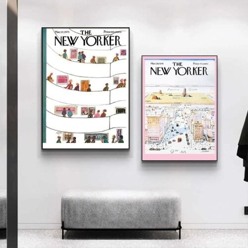 The New Yorker Magazines Canvas Prints, Vintage Posters, Art Canvases on The Wall, Prints, Art Pictures on The Wall, Home Decor
