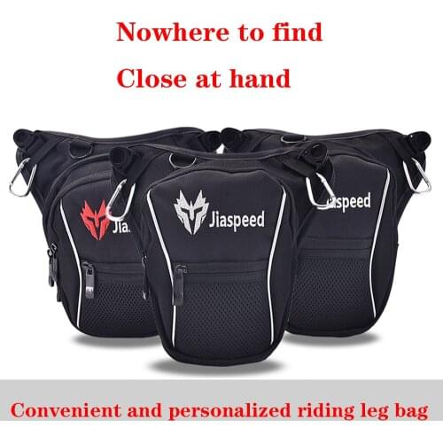 Fashion Motorcycle Drop Leg Bag Hip Bum Fanny Pack Waterproof Motorcycle Bag Outdoor Casual Waist Bag Motorcycle bike Bag Black
