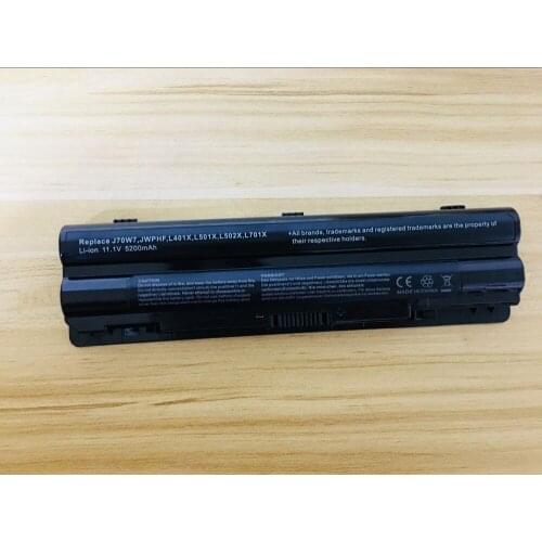Tops news laptop battery for DELL XPS 14 15 17 L401x L501x L502x L701x L702x Series 312-1123 312-1127 J70W7 JWPHF R795X WHXY3