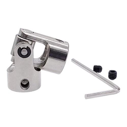Universal joint coupling coupler boat metal cardan joint gimbal shaft couplings motor connector with screw