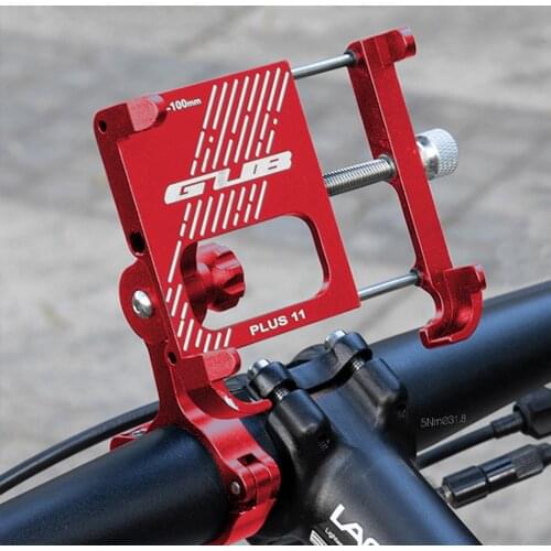 Universal Bicycle Scooter Phone Holder Aluminum Motorcycle Phone Stand Rack Non-Slip Moblie Cell Phone Holder for Bike Accessory
