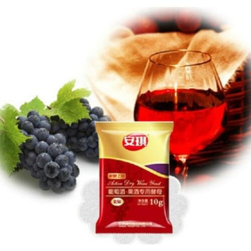 Wine Yeast Home Brewing Saccharomyces Cerevisiae Wine Yeast 10g For 50KG Grape Alcohol Active Dry Yeast Liquor Maker