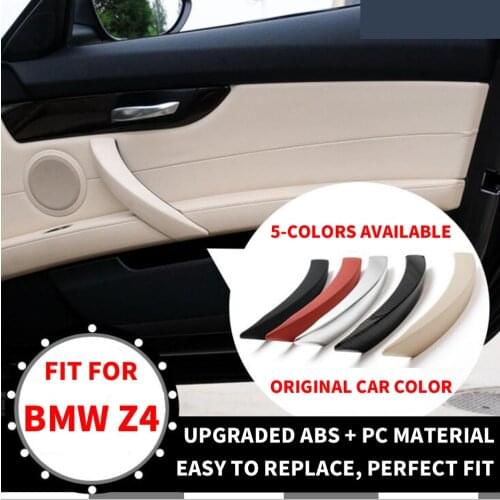 1PCS LHD RHD Luxury Interior Inner Passenger Door Car Front Right Pull Handle Cover Trim Replacement For BMW Z4 E89 2009-2016