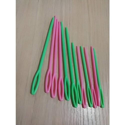1000pc 9cm Plastic Needle Clothing Multicolor DIY hand tool Knitting Needle Kits Sweater Hand Sewing Needlework