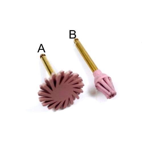 2pcs/Lot Dental Diamond Polisher Sof-Lex Spiral Finishing Composite Polishing Wheels Red Color