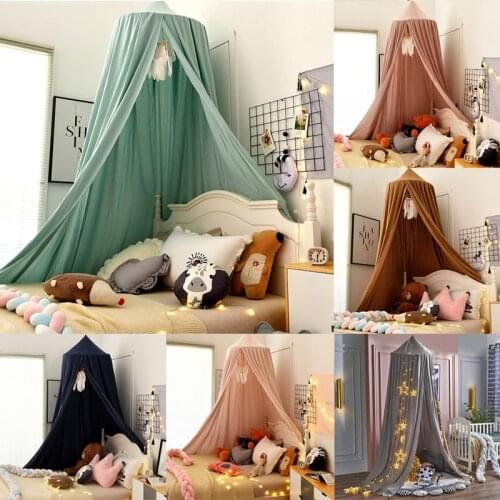 Kids Play Tent Bed Canopy Curtains Baby Cot Crib Mosquito Netting Princess Girls Boys Play House for Children Room Decoration