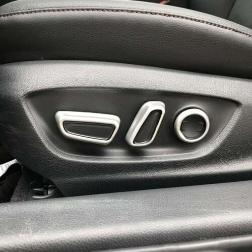For Toyota Avalon XX50 2019 Seat Adjust Switch Button Knob Cover Decoration Trim Styling Interior Accessories ABS Chrome/Carbon