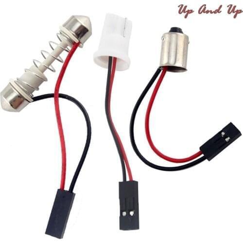 Festoon Light Plate Bulb New White 12V 18-LED Cob Car Interior Dome BA9S T10