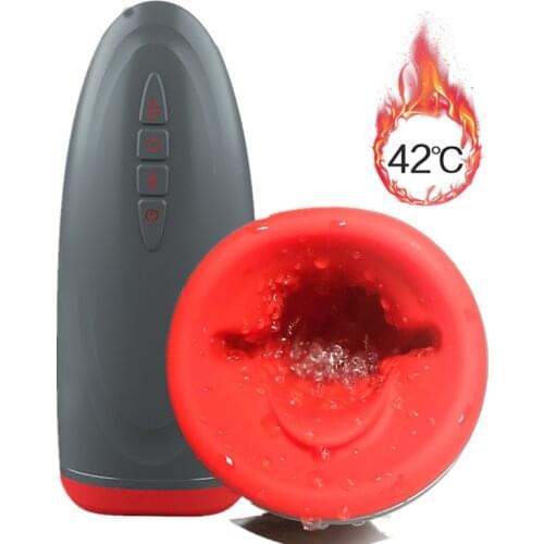 Masturbator For Men Sex Shop Toys Automatic Rotation Male Masturbator Cup Sex Oral Suction Blowjob Real Vagina Sucking Vibrator