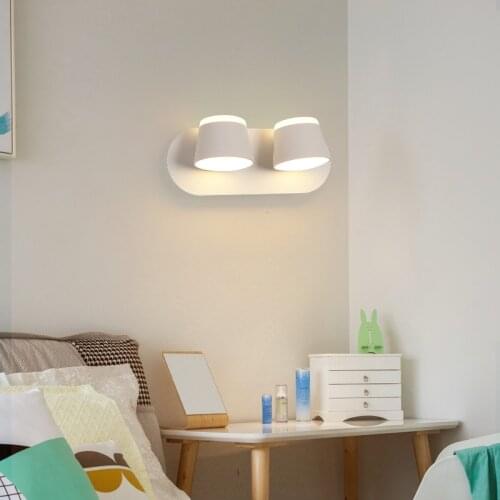 Sanmusion kids bedroom night light 1-3 Heads cute touch switch indoor wall lighting dining living room background lamp