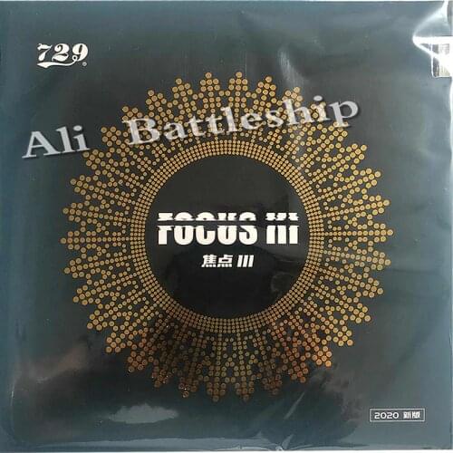 Original RITC 729 Friendship FOCUS III FOCUS3 Snipe pips in table tennis rubber with sponge for pingpong