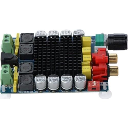 NEW-Power Amplifier Board TDA7498 High Power Digital Power Amplifier Board 2X100W Dual Channel Audio Receiver Amp