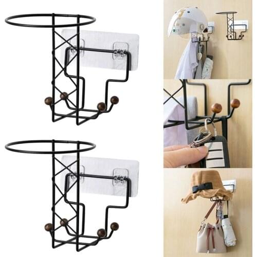 Helmet Stand Holder Wall Mount Motorcycle Helmet Display Rack For Hats Caps Ball Wig Holder Hanger Wall Display