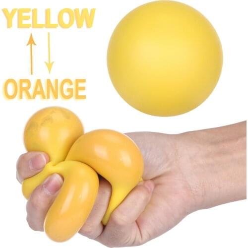 Antistress Fidget Toy Stress Relief Change Colour Squeezing Balls For Kids And Adults Stress Ball Decompression Toy Squishy