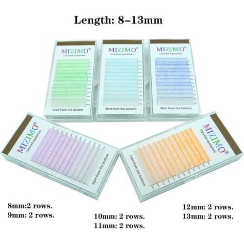 MIZIMO Single Hand-blossomed Grafted Colored Eyelashes Are Natural, Light And Soft. Makeup Tools For Eyelash Shops