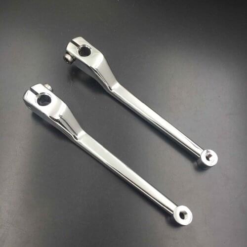 Aftermarket free shipping Motorcycle Aluminum Heel/Toe Shift Levers For Harley FL Softail Touring Trike FLST FLT FLHT Road King