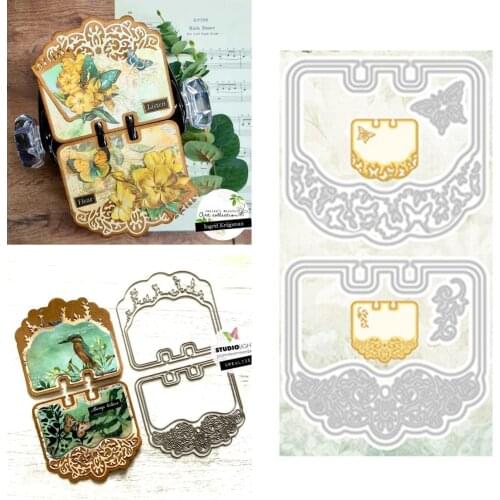 Butterfly pattern Metal Cutting Die Scrapbook Embossed Paper Card Album Craft Template stamps Stencils New for 2021 Arrive