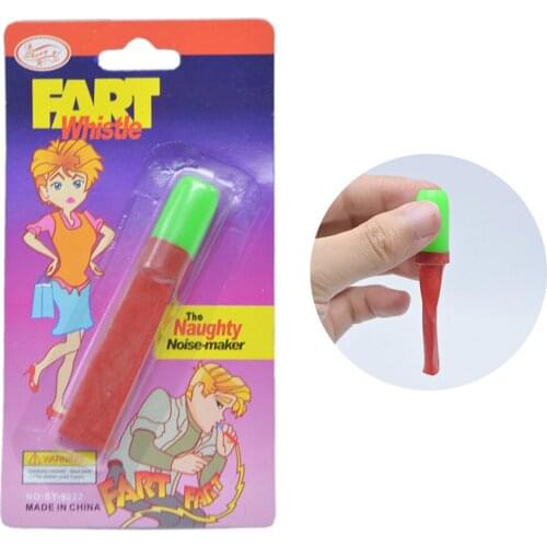 HOT SALE Prank Tool Fun Gag Gift Cheerleading Kids Boy Trick Joke FART Whistle Classic Noise Toy