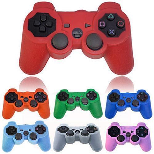Silicone Protective Skin Cover Case for Playstation 3 PS3 Controller Gamepad PS4 Controller Gamepad Soft Silicone Gel Rubber