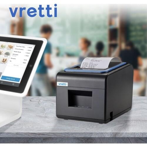Vretti V330M 80mm Thermal Receipt POS Printer For Windows Android IOS For Supermarket Store Multiple Interfaces Thermal Printer