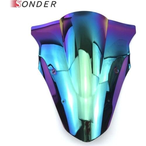 Motorcycle Windscreen Windshield Double Bubble for Kawasaki Ninja 650 ER-6F 2012 2013 2014 2015 2016 Racing Screen ER-6F EX650