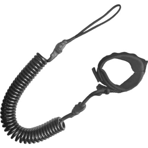 10ft Surfboard Traction Rope Ankle Leash Surfing Coiled Stand UP TPU Paddle Board Foot Leg Rope Surfboard Raft Traction Rope