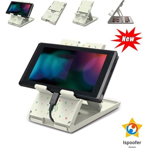 2020 For Nintendo Switch Game Stand Holder Folding Adjustable Portable Foldable Holder Main Chassis Bracket Compact PlayStand
