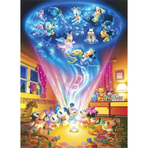 Disney Full Square 5D DIY Disney Diamond Painting Magical Disney Diamond Embroidery Cross Stitch Mosaic Sticker Gift