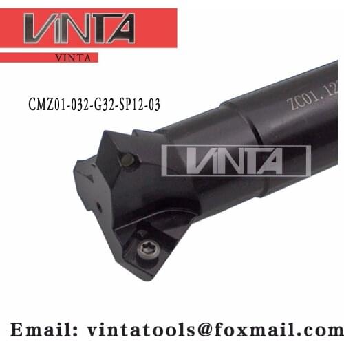 Free shipping CMZ01-032-G32-SP12-03 Chamfer Milling Tools for Inserts SPMT120408