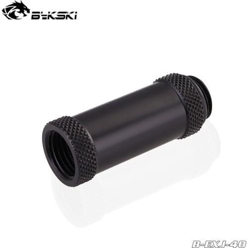 Bykski 40mm Male To Female Extender , Black ,Silver,Gold,White,Red, Blue Water Cooling Fittings Accessory,G1/4",B-EXJ-40