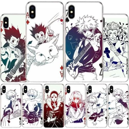 Anime Japan Hunter X Hunter Phone Case For Apple Iphone 12 11 Mini Pro X XR XS Max 7 8 6 6S Plus 5 SE 7G 6G + Art Cover Coque Ca