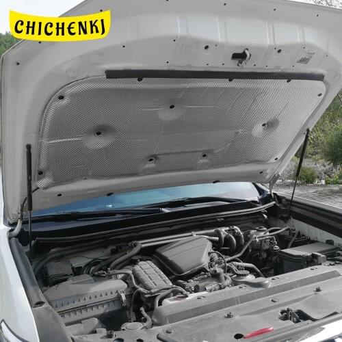 For Toyota Land Cruiser Prado 2018-2020 Car Heat Sound Insulation Cotton Front Hood Engine Firewall Mat Pad Cover Noise Deadener