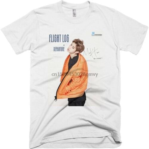 GOT7 FLY FLIGHT LOG DEPARTURE MARK GRAPHIC TEE T-SHIRT KPOP BAMBAM