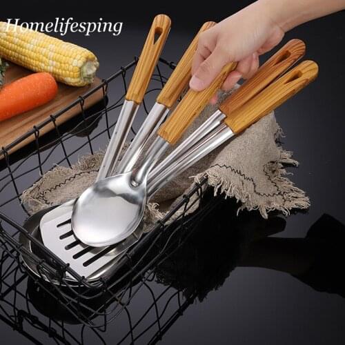 JINGWAN Stainless Steel Kitchen Utensils Sets