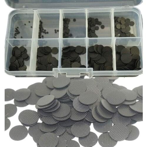 Pack of 100) 1.5mm~10mm,Replacement Repair Rubber Conductive Button Pad Kit,Keypad Repair,Remote Control Conductive Buttons for