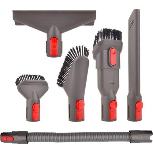 Brush Mount Holder Kit Brush Hose Attachment For Dyson V8 V7 V10 Vacuum Cleaner Replacement Parts Flexible Hose bed brush