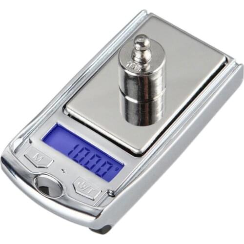 100g/0.01g Mini Portable Jewelry Electronic Scale Balance Car Key Ring Keychain