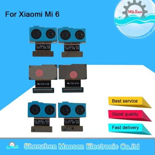 Original M&Sen For Xiaomi 6 Mi 6 Mi6 MI6 Rear Back Big Camera Module Flex Cable For Xiaomi Mi 6 Front Small Camera MI note 3