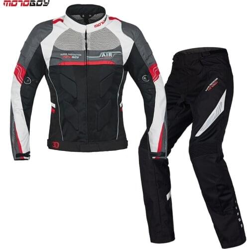 MOTOBOY Summer Motoboy Motorcycle Jackets&pants Motocross Breathable Clothing Trousers Pants Motorbike Protective