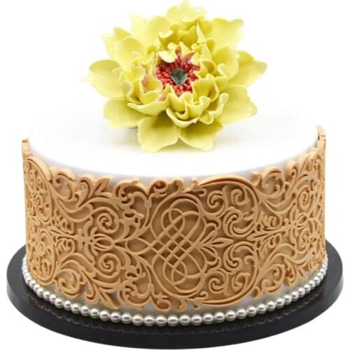 New Lace Cake Lace Silicone Mold High-end Wedding Lace Cake Decoration Tools K589