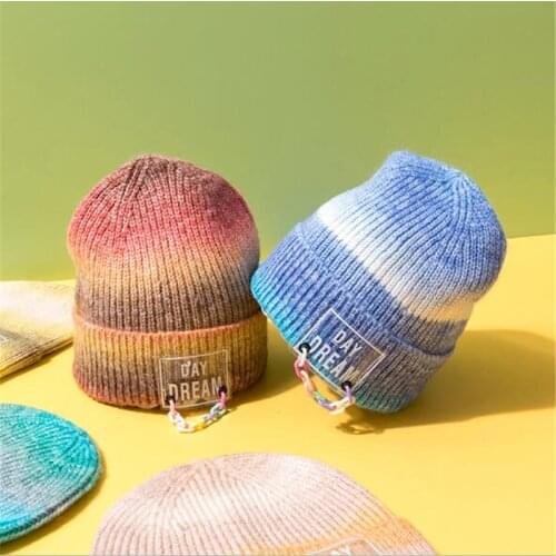Baby Knitted Hat New Autumn Beanie Cap Warm Winter Newborn Boys Girls Hat Kids Infant Toddler Bonnet Casquette
