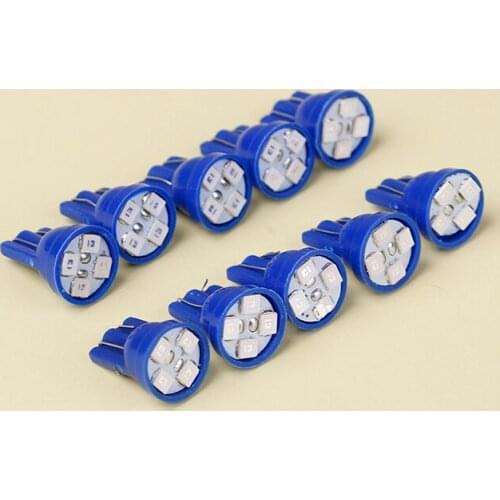 New T10 Led Car Dashboard Light Instrument Automobile Door Wedge Gauge Reading Lamp Bulb DC 12V COB SMD Speedometer Lights 10PCS