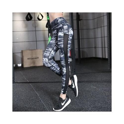 Yoga Clothes Women Leggings Gym Tights Sport Pants Printed Yoga Pants Elastic Fitness Running Pants Workout Tights Plus Size